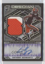 2021 Panini Obsidian Electric Etch Purple 11/40 Anthony Schwartz #232 Auto 0s9t
