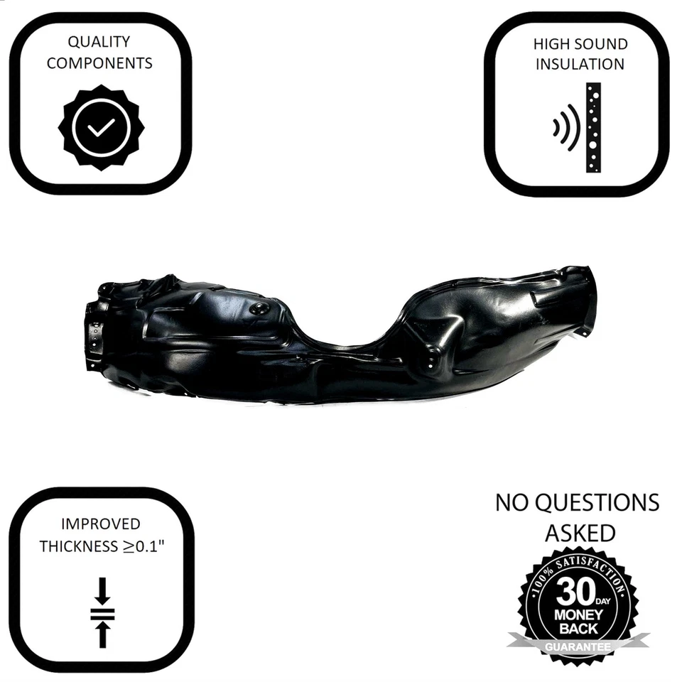 Forro de guardabarros delantero izquierdo del lado del conductor para Toyota Avalon TO1248177 2013-2018 Foto 2 de 4