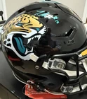 Travis Hunter SPEEDFLEX Signed Jacksonville Jaguars NFL Helmet