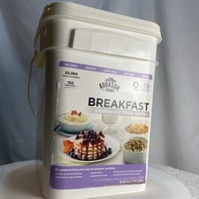 Augason Farms Emergency Food Supply Breakfast Pail - 162 Servings - Best By 2032