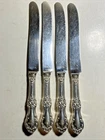 International Silver Wild Rose Sterling Knives 9 1/4” Set of 4