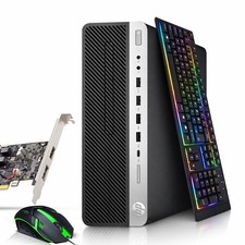 HP 705 G4 SFF Desktop Gaming PC AMD Ryzen 5, 16GB 256GB SSD NVIDA GT 730 Win 11