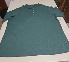 KingSize brand 3XL Tall short sleeve men's Green Polo shirt