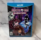 Wii U Monster High New Ghoul In School Game Complete with Manual