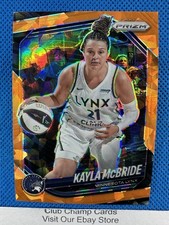 2025 #45 Kayla McBride Panini Prizm WNBA Orange Ice Prizm Lynx
