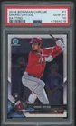2018 Bowman Chrome Shohei Ohtani #1 Batting (RC) ROOKIE PSA 10 GEM MINT D3