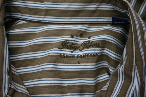Indigo Palms Denim Company Men's Long Sleeve Casual Shirt Size L - Picture 7 of 8