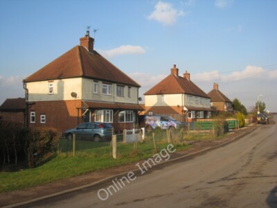 Photo 6x4 Former council houses at Plungar Barkestone-le-Vale On the road c2012