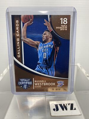 RUSSELL WESTBROOK - OKLAHOMA CITY THUNDER - Totally Certified Panini Card - No. 11