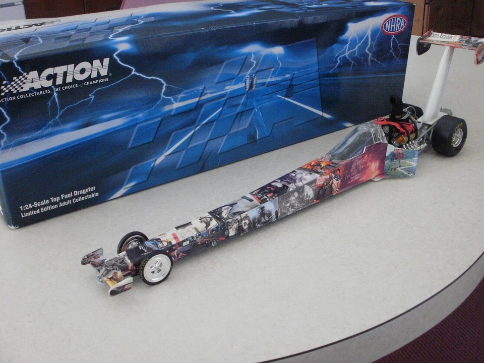 NHRA RCCA 1/24 DON GARLITS 2006 MILESTONE CUSTOM MONO WING 1/250 #56 REPAIRED - Image 4 of 4