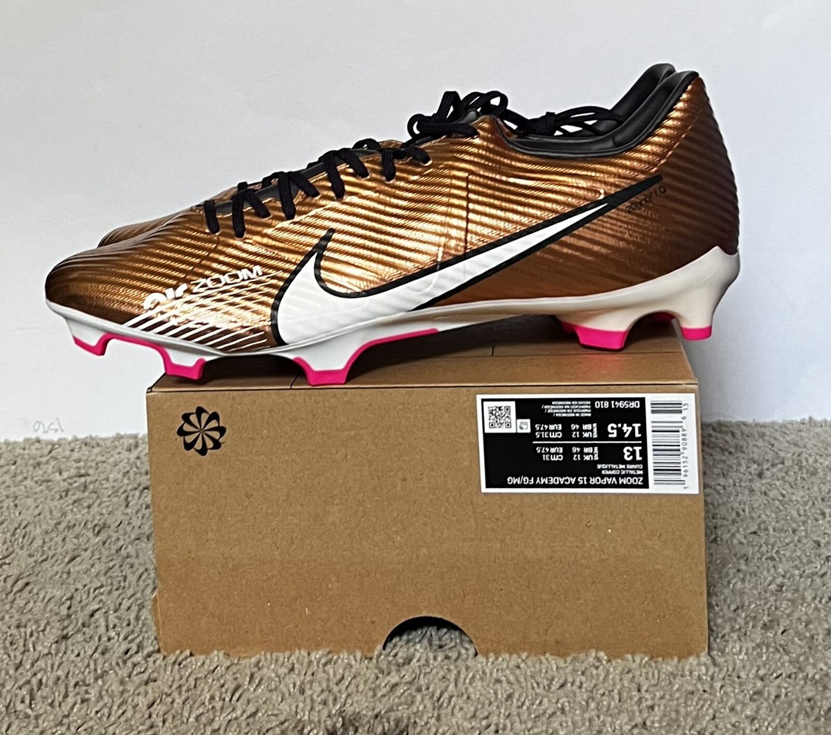 Size 13 - Nike Zoom Mercurial Vapor 15 Academy MG Generation