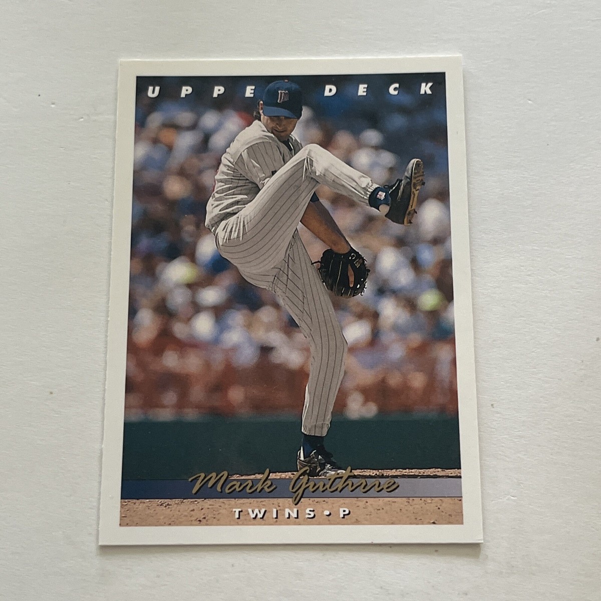 1993 Upper Deck Mark Guthrie #399 Minnesota Twins | eBay