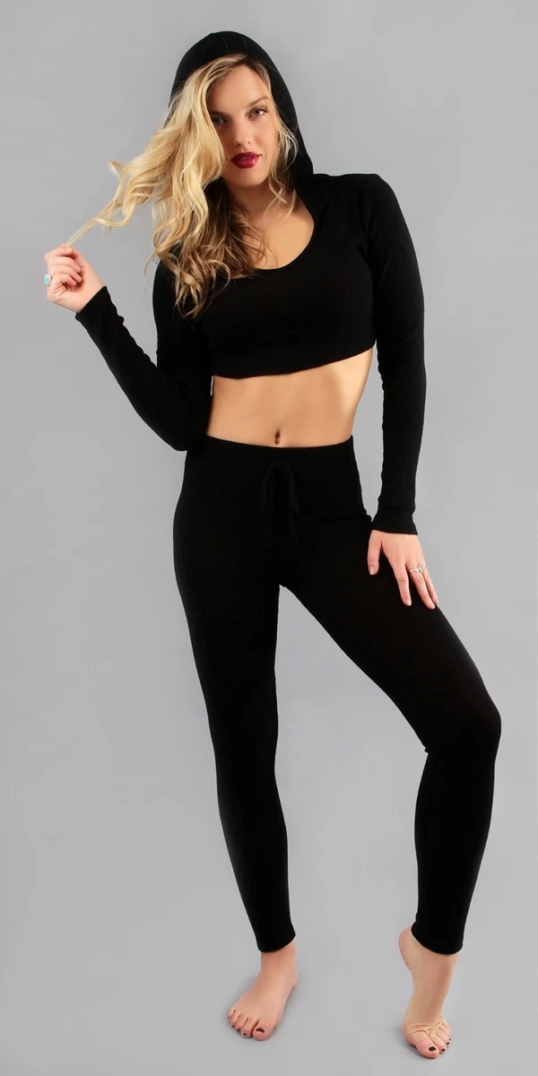 Cropped fitted deals workout tops