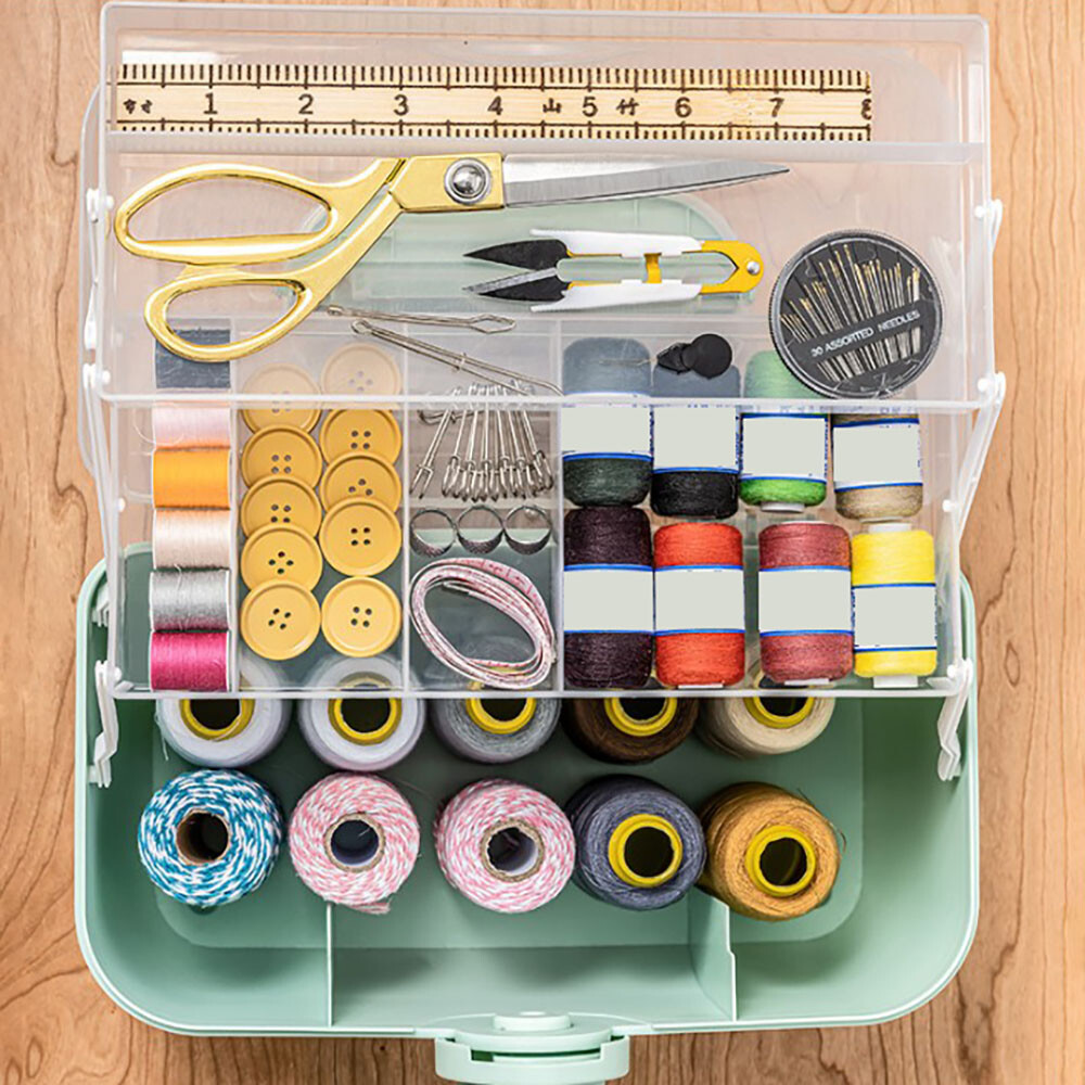 Sewing Kit Box for Adults Beginners Sewing Kits Accessories Home Sewing