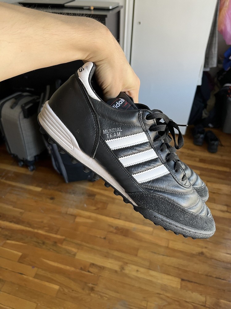 Adidas Copa Mundial Team Turf trainers Leather Football Shoes Black And White