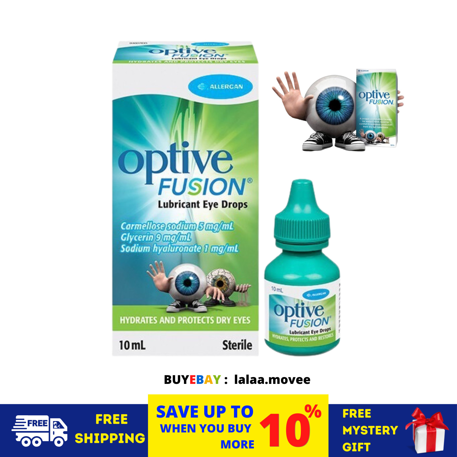 10ml Helps Maintains Hydration On Eyes