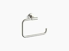 KOHLER PURIST Towel Ring K-14441-SN Polished Nickel, SHOWROOM DISPALY.