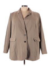 Eloquii Women Brown Blazer 26 Plus