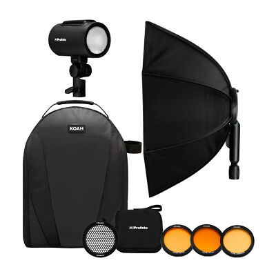 Profoto A2 Monolight with Softbox Sling Bag, CTO Filter Kit and