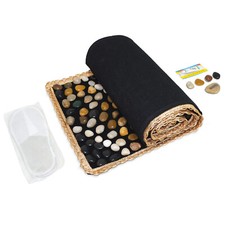 Real Pebbles Cobblestone Foot Massage Mat Anti-slip Bathroom Rug Kitchen Mat Ind