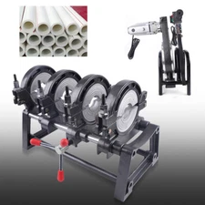 Manual Piping Pipe Fusion Welder 4 Clamps HDPE PP PE Butt Fusion Welding Machine