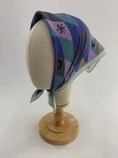 Vintage Kansai Yamamoto Handkerchief Bandana Pocket Square Wrap Neckerchief