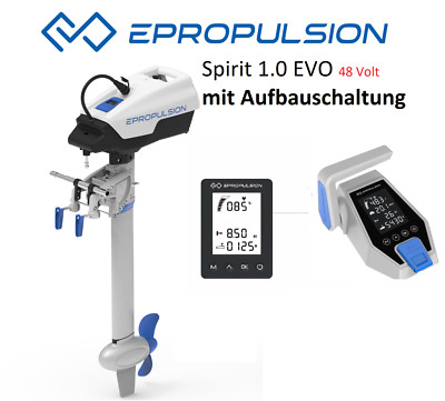 ePropulsion Spirit 1.0 EVO S/L mit Fernlenkung Remote Bootsmotor Elektro NEU