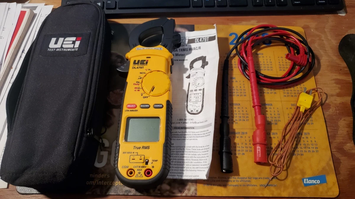 Introducing The UEi DL489 Digital ClampOn Meter, 48 OFF