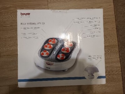 Beurer FM60 Shiatsu Foot Massager, 8 Shiatsu Massage Heads and 2 Massage Levels,