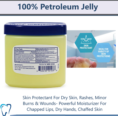 ワセリン Vaseline Original Petroleum Jelly Vaseline Type Petroleum Jelly Original, 8 oz, Original or w/ Cocoa
