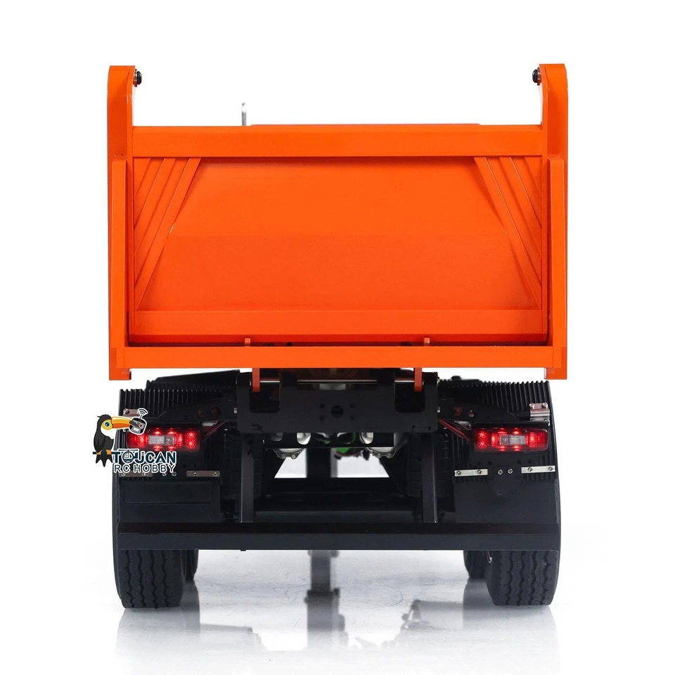 LESU 1/14 RC Trailers 2-Axle Metal Electric Hydraulic Self-dumping Full Trailer - Image 4 of 4