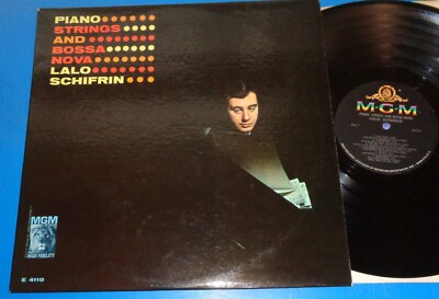 LALO SCHIFRIN Piano, Strings and Bossa Nova - MGM E 4110 | eBay