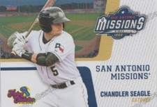 2021 San Antonio Missions Chandler Seagle RC Rookie San Diego Padres