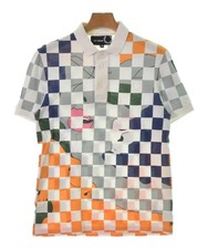 RAF SIMONS Polo Shirt WhitexGreenxNavy etc.(T...