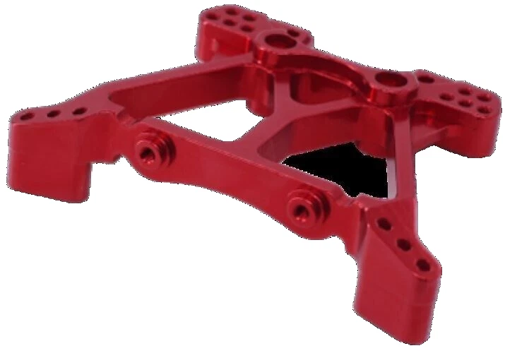 Slash 4x4 T8596red Susp Arms T8590red Caster Blocks DTUP05004A & C26314red - Image 2 of 4