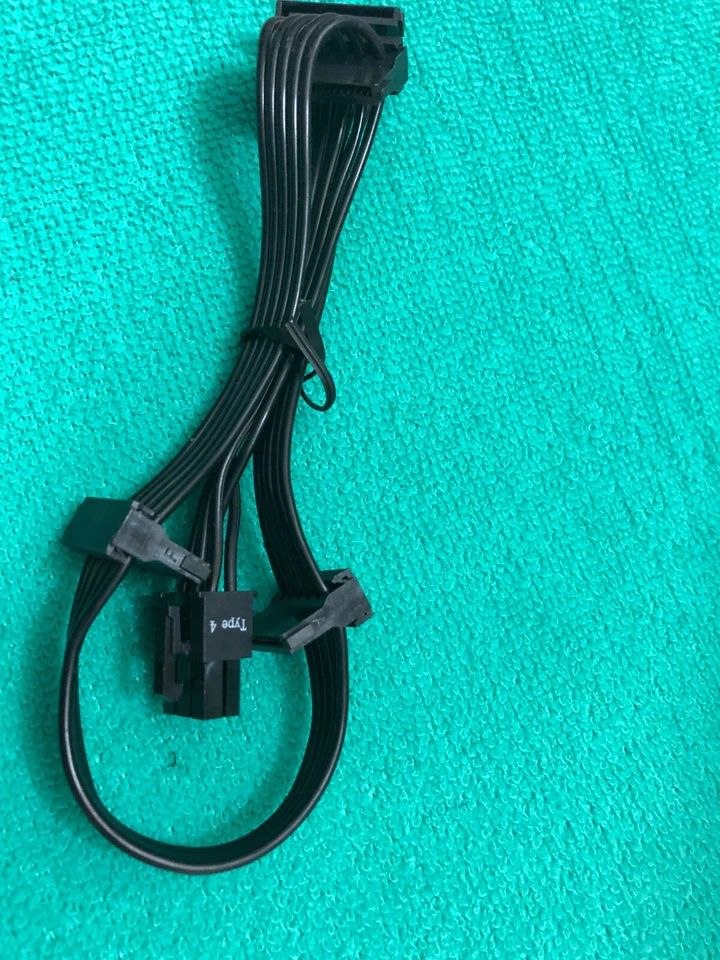  Corsair  Type 4   6 Pin to 4 SATA  DRIVER POWER CABLE FOR CORSAIR CXM   - Image 2 of 4