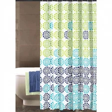 Essential Home Polkydot PEVA Shower Curtain - Polka Dot