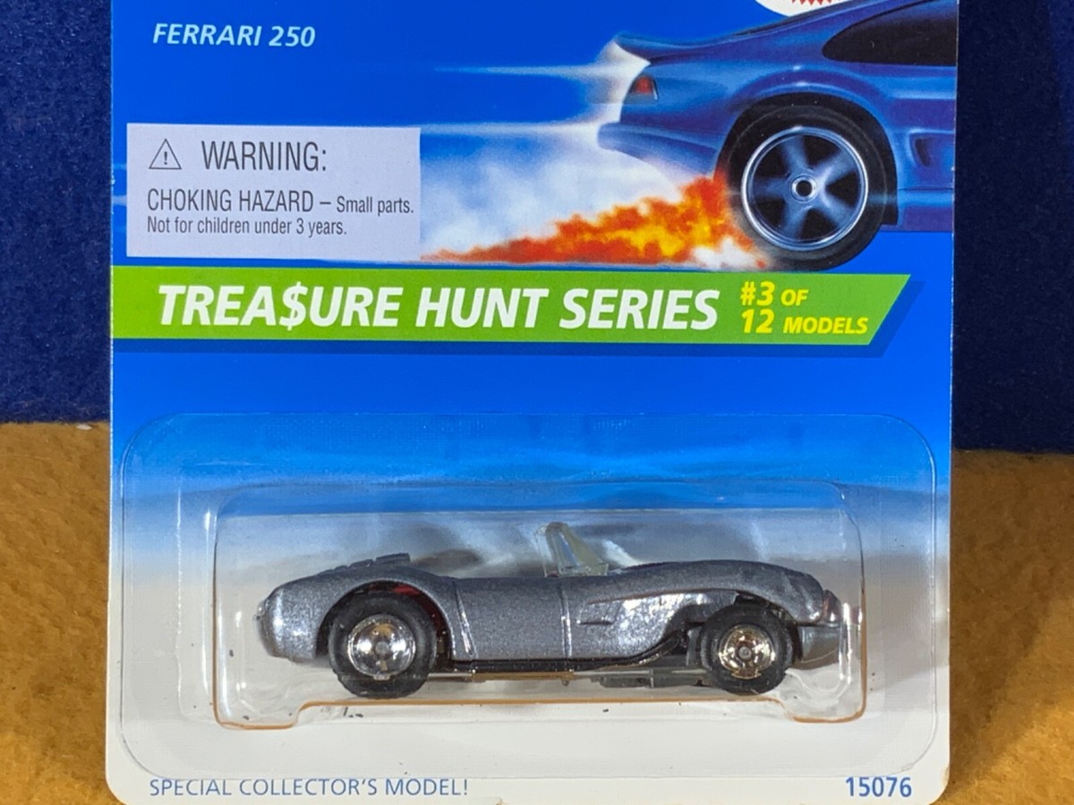 N9-86 HOT WHEELS TREASURE HUNT - FERRARI 250 - 1996 - SILVER