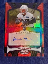 KEVIN HARRIS RS-KH - 2022 PANINI CERTIFIED SIGNATURES AUTO /99 RC AUTOGRAPH RED