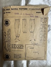 RARE Original Complete McCall 8969 Ladies Bloomers Antique Victorian Edwardian