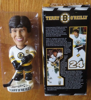 TERRY O'REILLY No 24 signed BRUINS Retirement Night October 24, 2002 BOBBLE HEAD