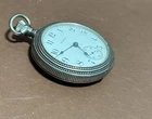 Antique Elgin Coin Silver Pocket Watch Fully Running