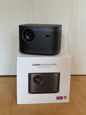 XGIMI HORIZON Pro Schwarz Beamer WLAN Bluetooth HDMI DLP 4K 200'' Lautsprecher