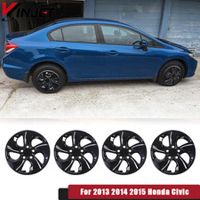 15 Inch Set Of 4 Hub Caps Full Rim Wheel Covers For 2013 2014 2015 Honda Civic