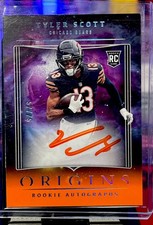 Tyler Scott RC AUTO /75 2023 Origins On-Card SP Bears 🔥 ORANGE INK ON-CARD AUTO