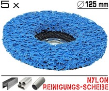 5 x Abrasiv Schleifscheibe Reinigungsscheibe Lack Kleber Rost Entfernen Ø 125 mm