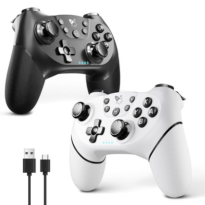 Acegamer Wireless Pro Controller for Nintendo Switch/Lite/Oled/Switch 2/PC, 2 Pa