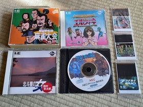 NEC PC-ENGINE DUO Home Console PI-TG8 + Controller + Cables + Game Working Japan