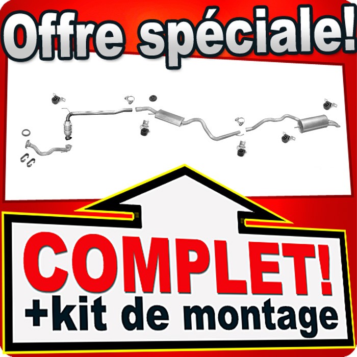 Catalyseur VW T4 2.4 D Syncro pour réparer l'échappement des modèles longs 1996