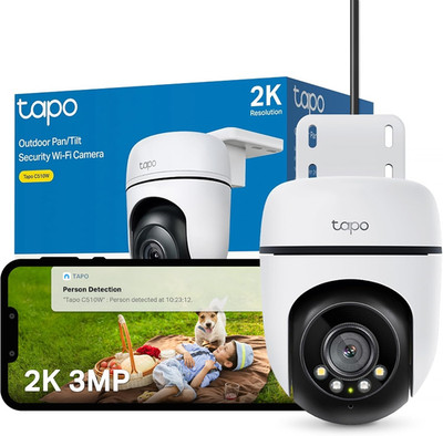 Tapo C510W 2K Outdoor Schwenk/Neige Überwachungskamera, 360° visuelle Abdeckung, IP65 WLAN C